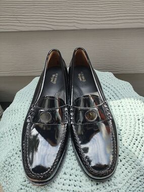 Classic Men's Black Patent Leather Loafers